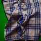 Early 2000s Plaid / Check Mesh Ventilation Shorts  (32~34)