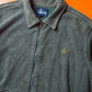 Terry Fleece Grey Camo S Logo Collared Jacket (M)
