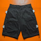 Tonal Black Houndstooth Pattern Side Pocket Cargo Shorts ( 30 & 32)
