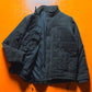 Washed Black Corduroy Puffer Jacket (S)