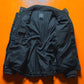 Washed Black Corduroy Puffer Jacket (S)