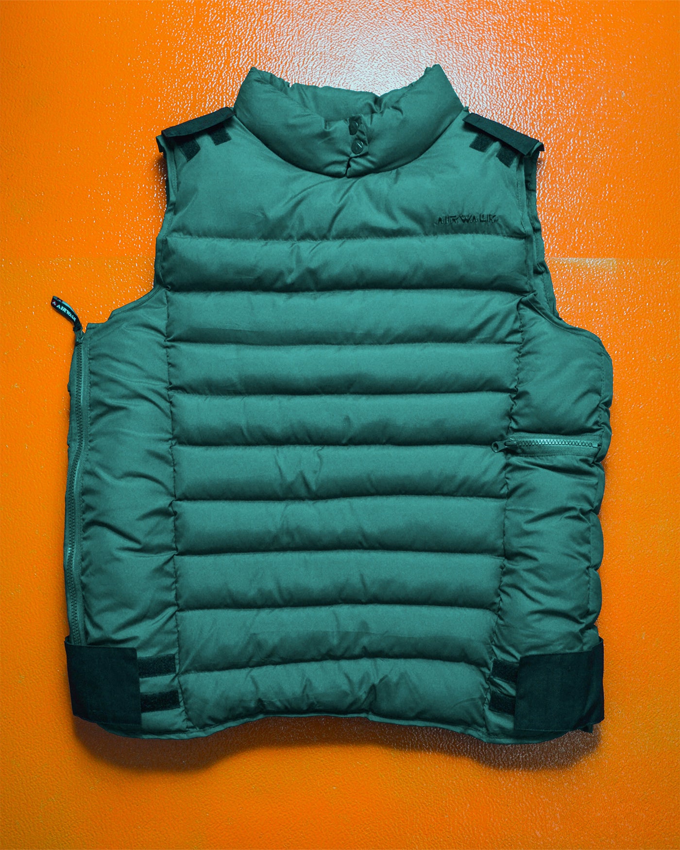 Green Bulletproof Style Puffer Vest / Gilet (L)