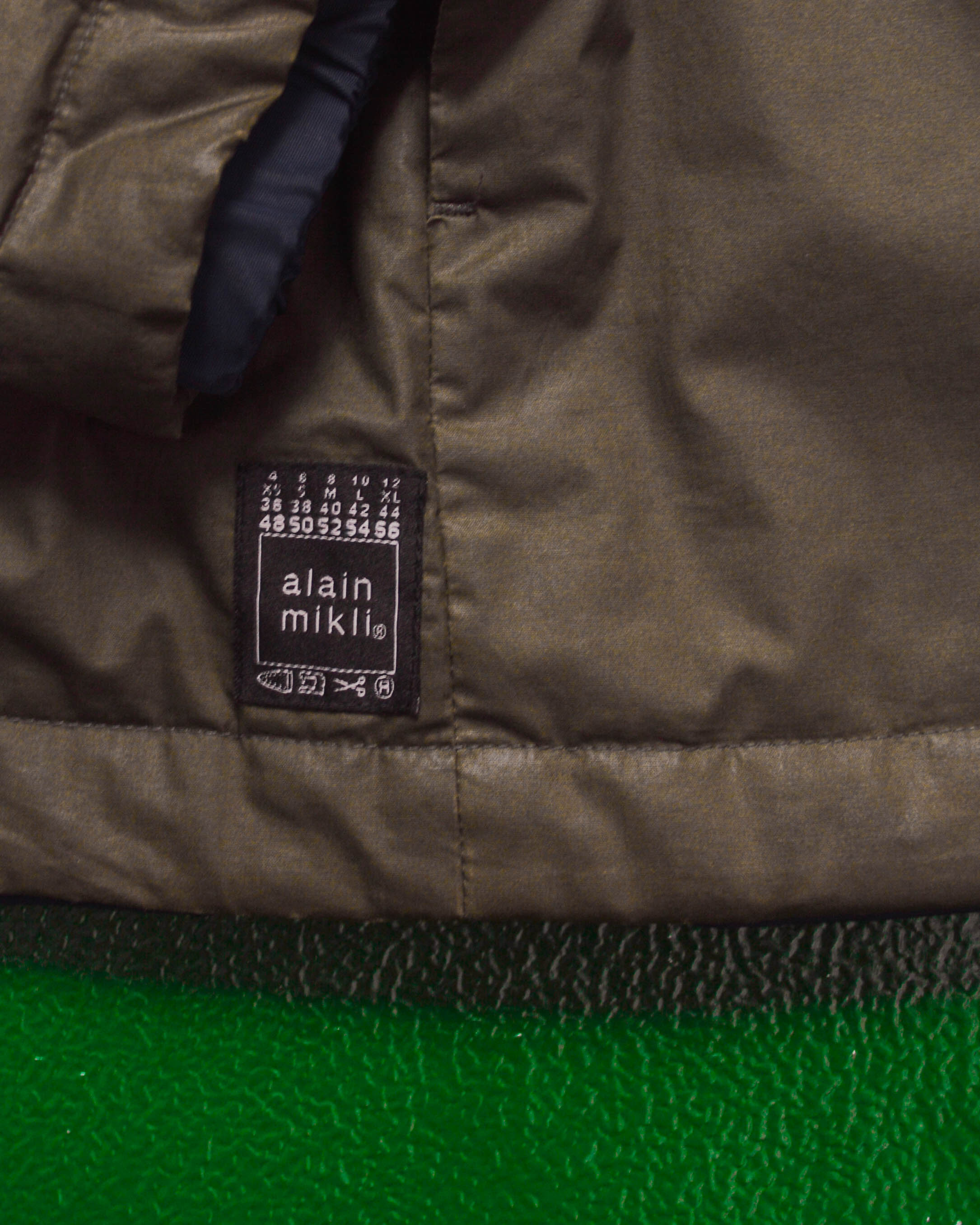 Alain Mikli Reversible Navy Olive Brown Jacket (M) – shop Alain Mikli Reversible Navy Olive Brown Jacket (M) – shop