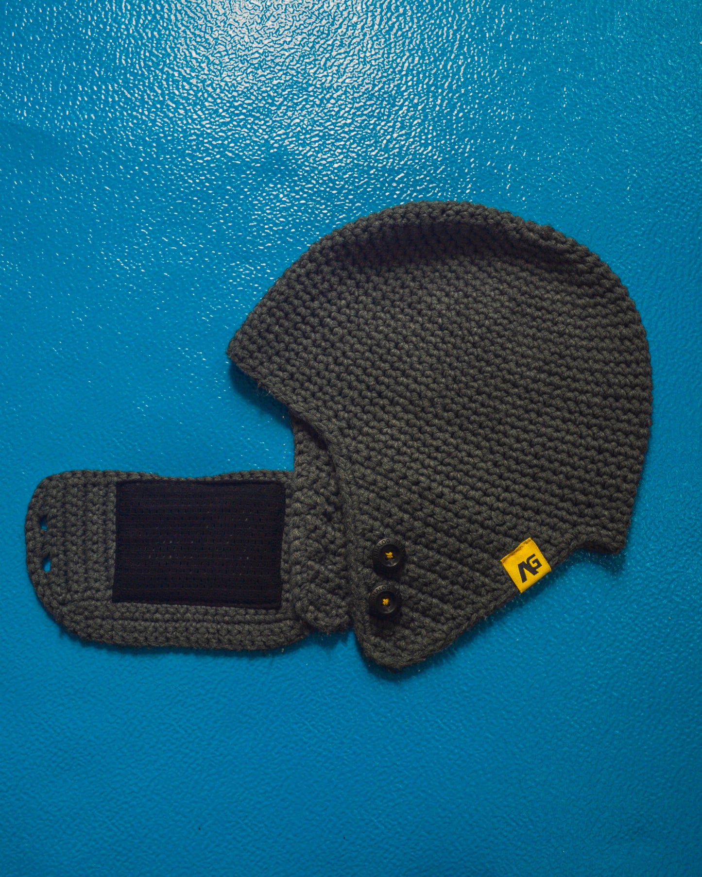 Face Mask Attachment Knit Balaclava Style Hat (OS)