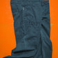 Grey Side Slant Pocket Panelled Cargo Pants (~34~)