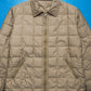 Reversible Square Quilted Beige Jacket (~S~)