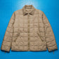 Reversible Square Quilted Beige Jacket (~S~)