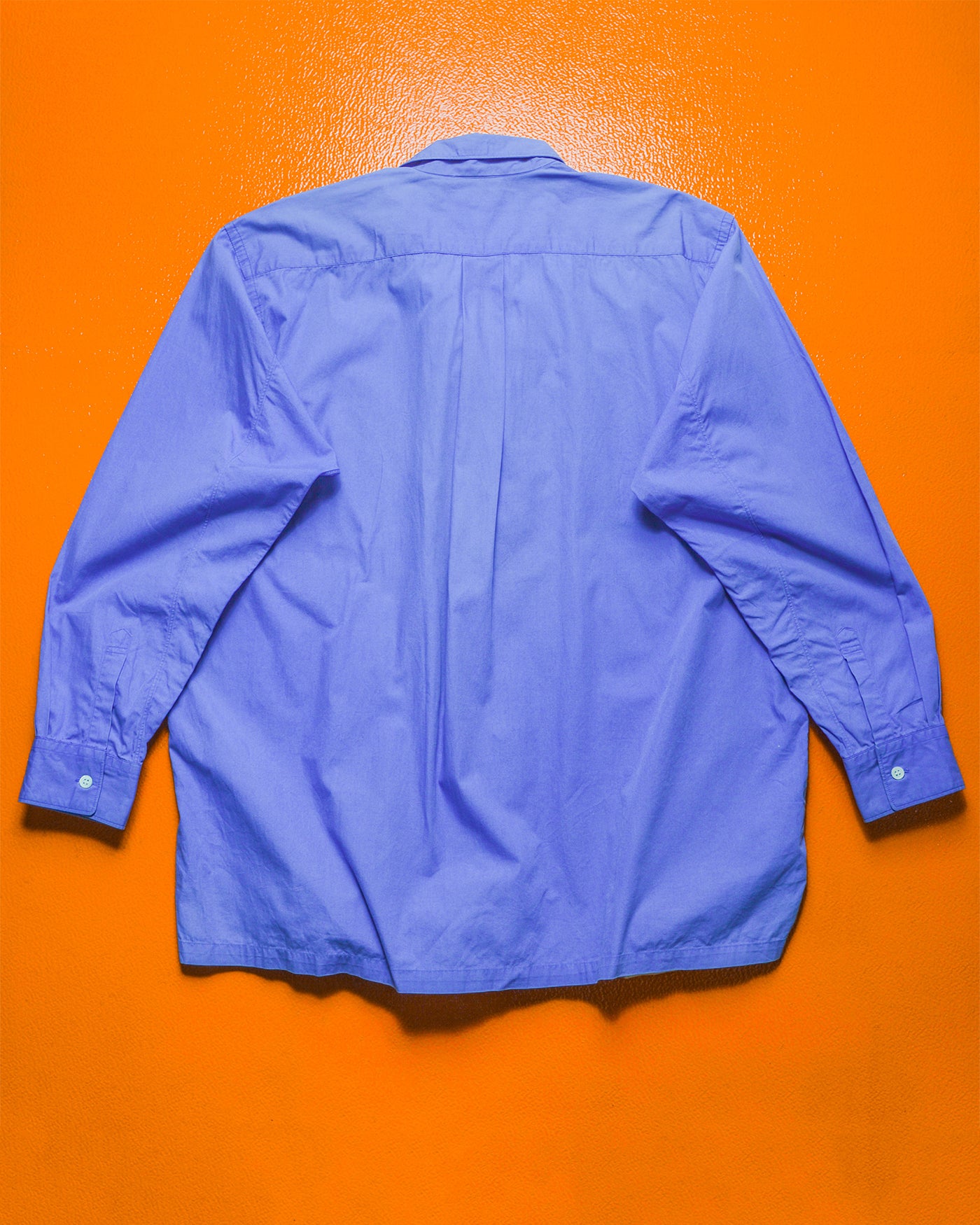 90s 4/5 Zip Asymmetrical Lavender Shirt (~M~)