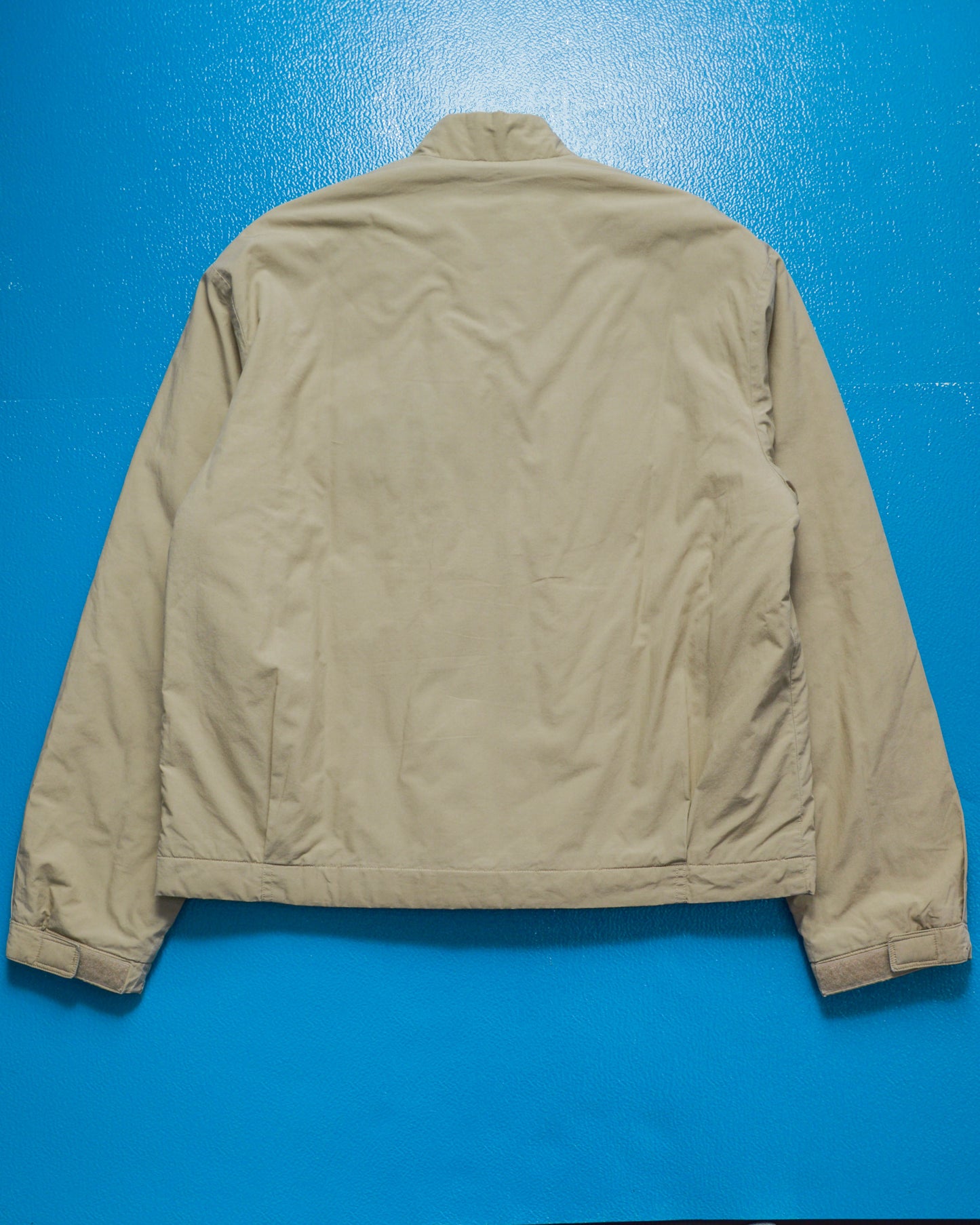 Early 2000s Beige Minimal Padded Short Jacket (M)