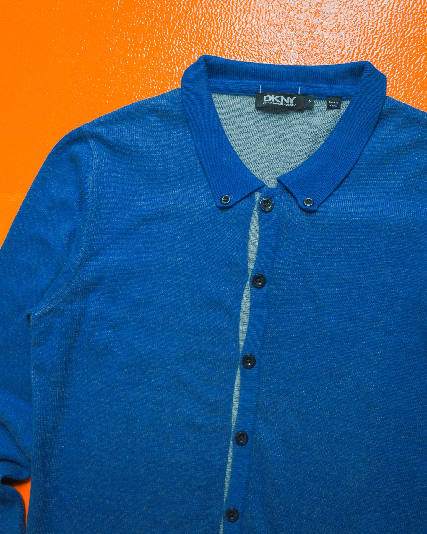 Heather Royal Blue Button Up Cardigan (M)