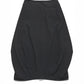 Black Dual Back Zip Balloon Style Skirt (5)