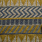 Geometric Pattern Blue / Grey / Yellow Knit Jumper (M~L)