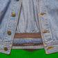 90s Cropped Balloon Denim Jacket (~S~)