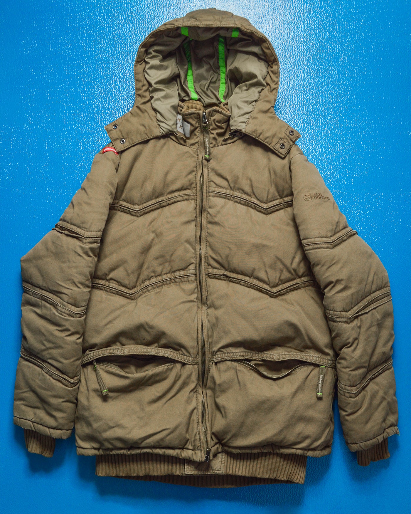 Function Tectonic Style Panelled Puffer Jacket (M)