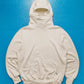 2000 Detachable Hood Off White Hoody (L)