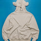 2000 Detachable Hood Off White Hoody (L)