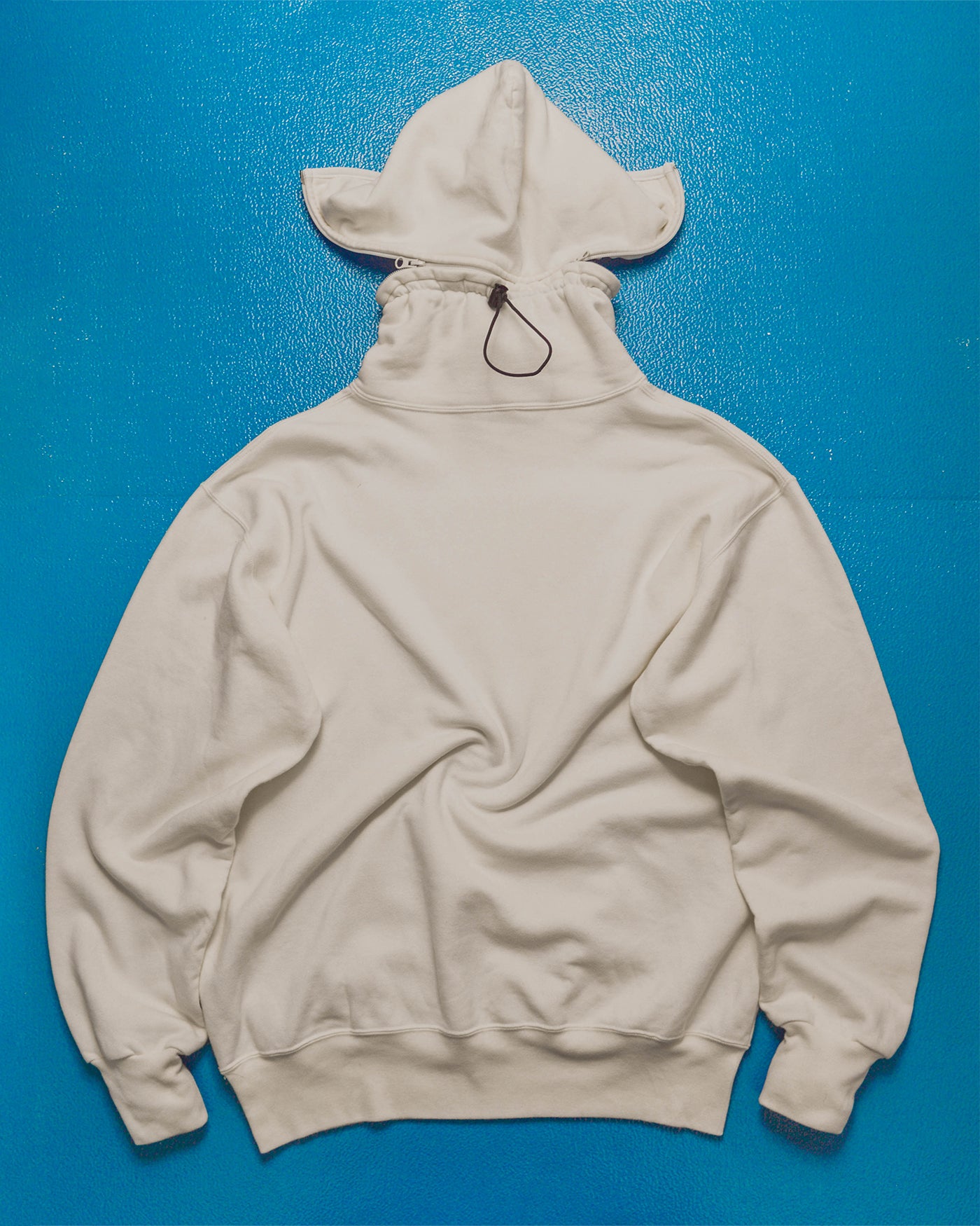 2000 Detachable Hood Off White Hoody (L)