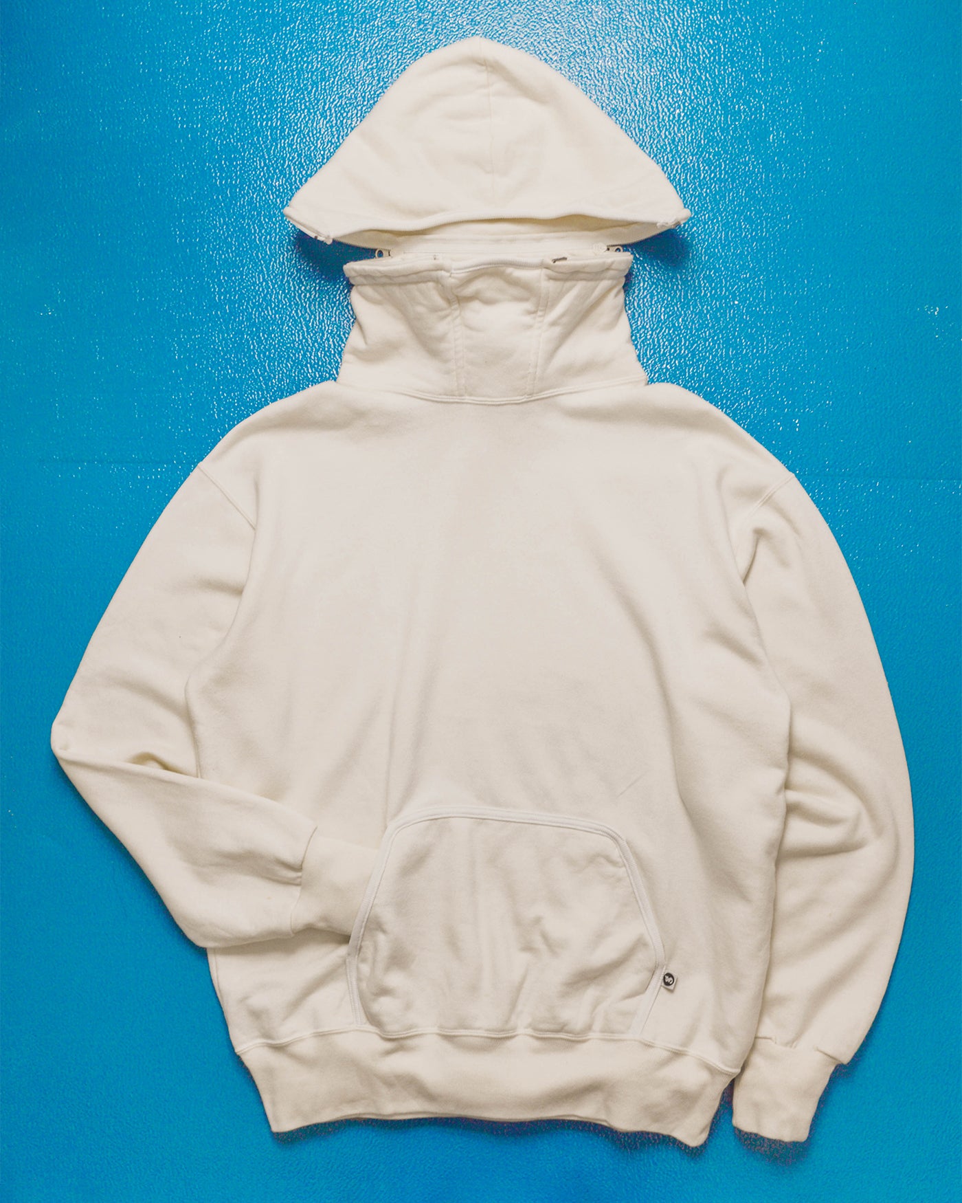 2000 Detachable Hood Off White Hoody (L)