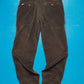 Washed Black Corduroy Zipped Pocket Pants (34)