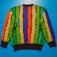 Autumn 1992 Multi Colour Vertical Striped Knit Jumper (M)