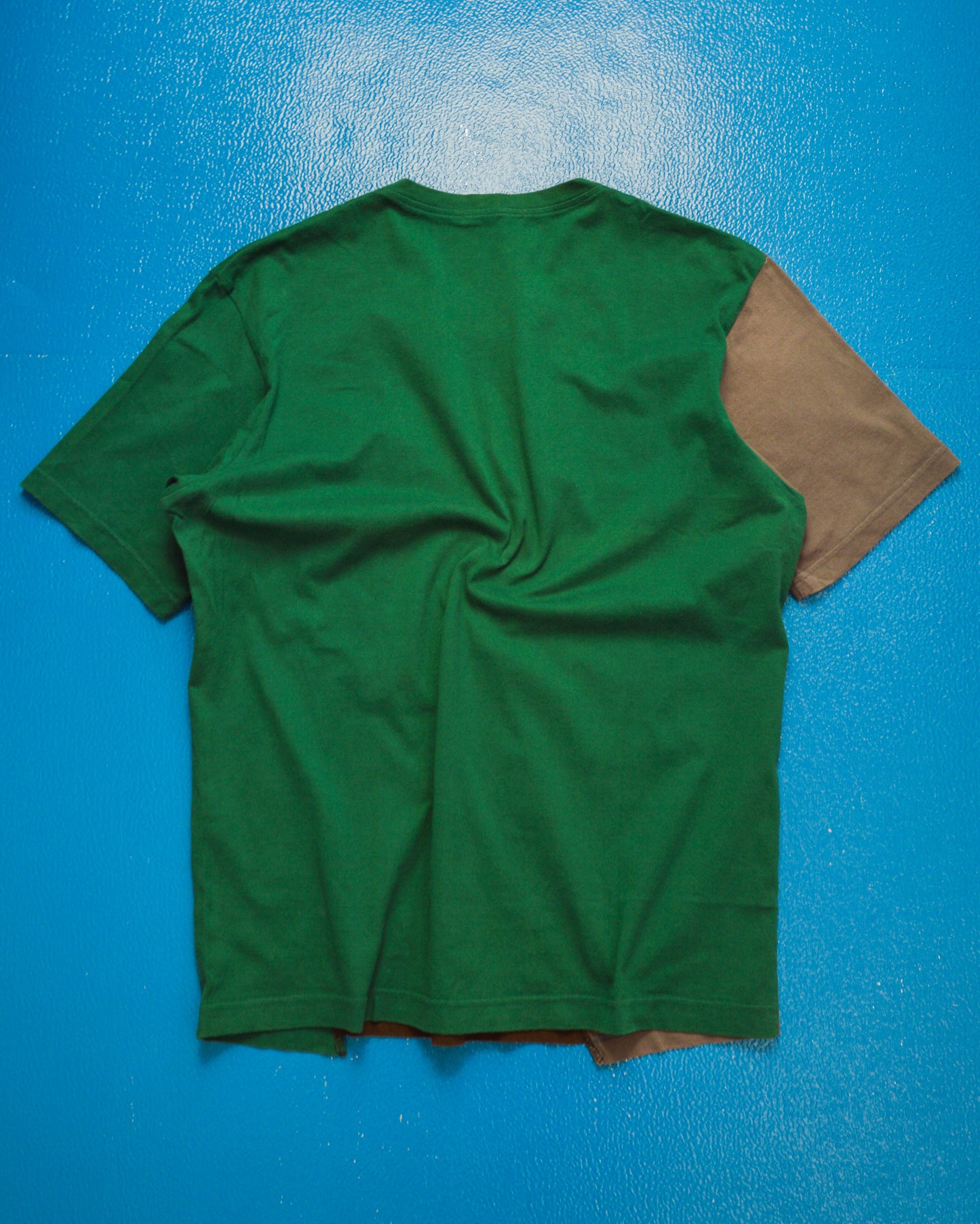 Organic Panelled Asymmetrical Earth Tone T-shirt (~M~)