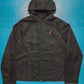 Engineered Jeans Futuristic Tectonic Hooded Panelled Track Top / Jacket (L~XL)