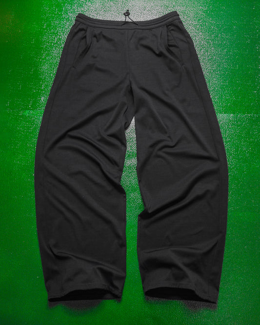 Black Poly Lounge Pants / Joggers (27~29)