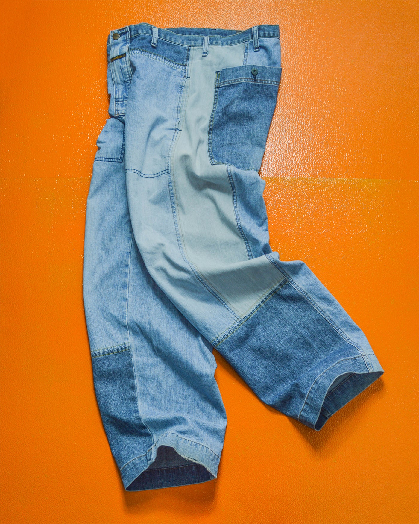 Early 2000s Patchwork Jeans  Denim (32~34)