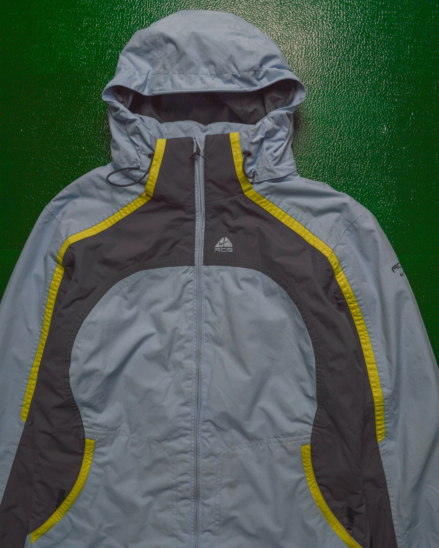 2005 Baby Blue / Grey / Yellow Accented Shell Jacket (S~M)