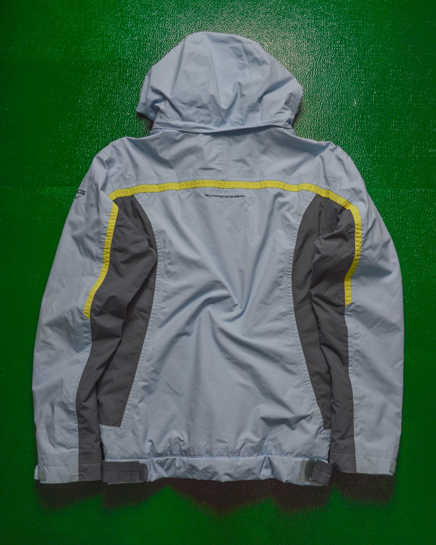 2005 Baby Blue / Grey / Yellow Accented Shell Jacket (S~M)