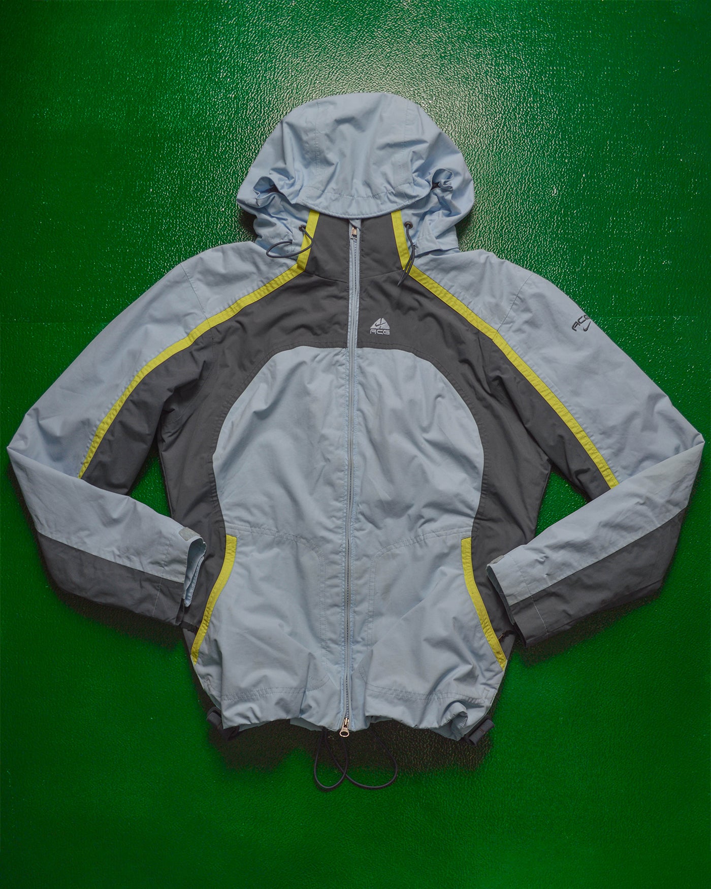 2005 Baby Blue / Grey / Yellow Accented Shell Jacket (S~M)