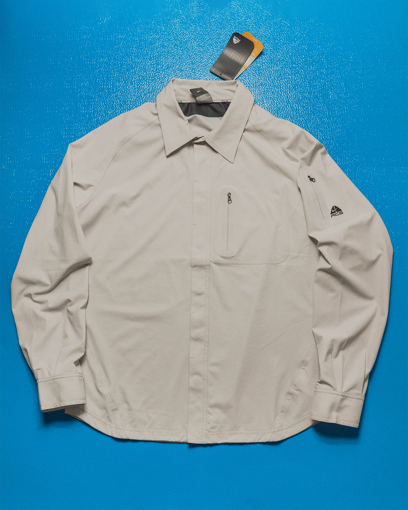 Fall 2005 Dri-Fit Cream Panelled Pocket Shirt (M)