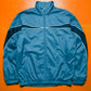 Fall 2002 Blue  Navy Panelled Lined Track Jacket (S)