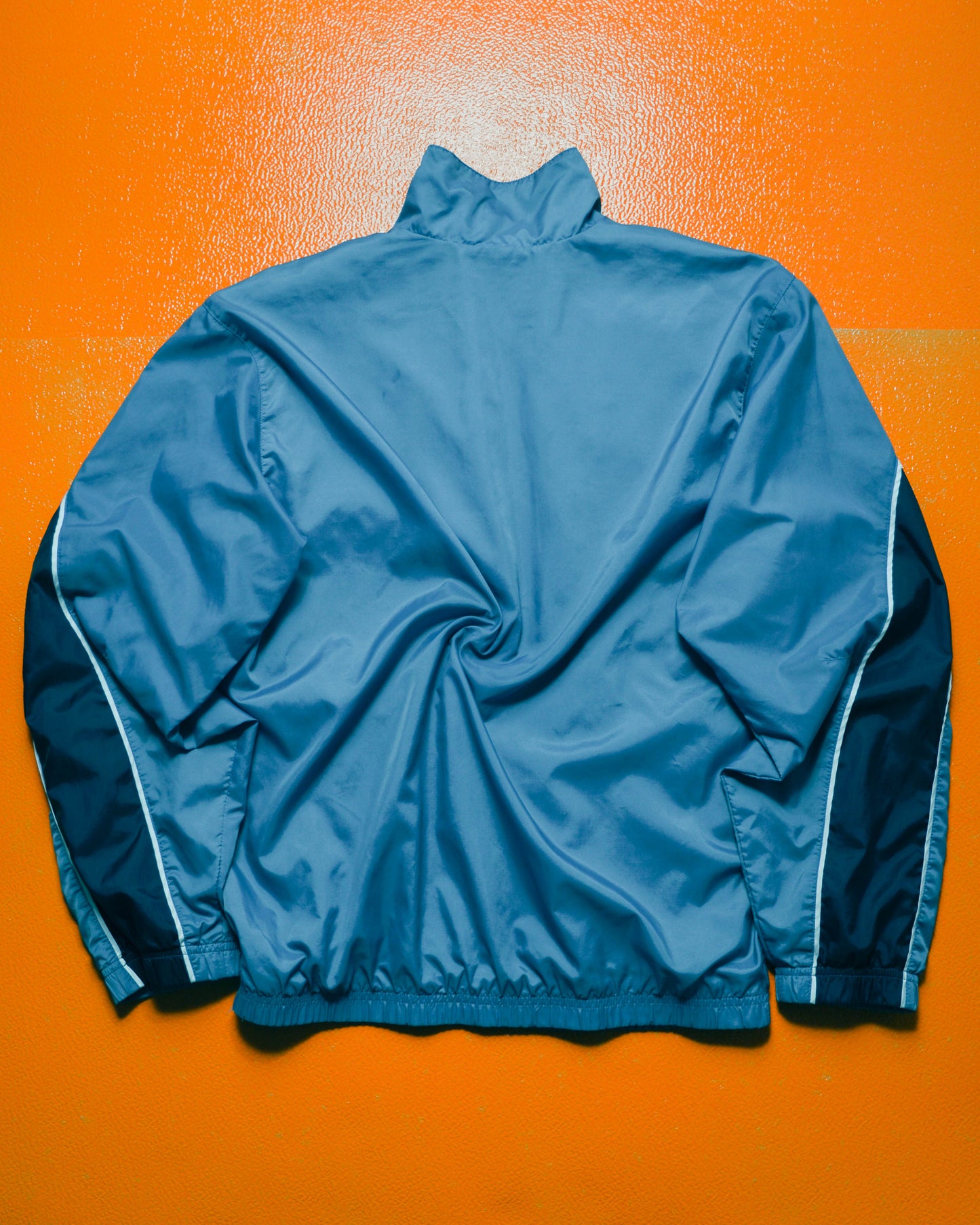 Fall 2002 Blue  Navy Panelled Lined Track Jacket (S)