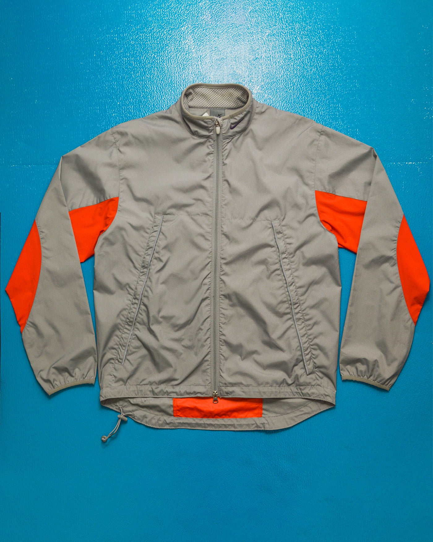 Clima-fit Orange Grey Panelled Track Jacket (M)