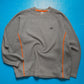 Fall 2001 Ribbed Grey Orange Jumper (XL)