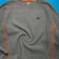 Fall 2001 Ribbed Grey Orange Jumper (XL)