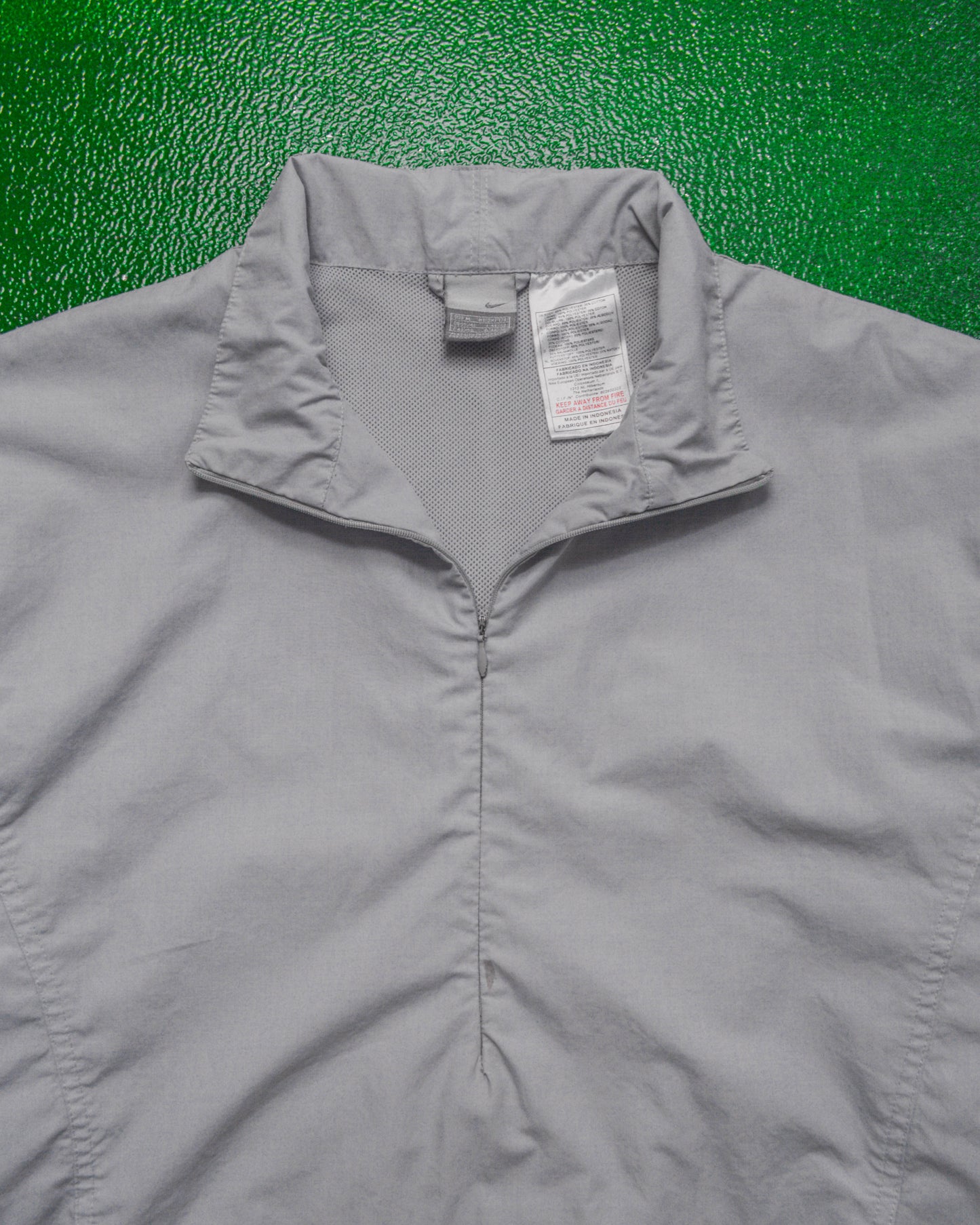 Nike Minimal Grey Quarter Zip Pullover Jacket (M)