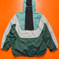 Fall 07 Curved Panelled Blue Quarter Zip Jacket (~M~)