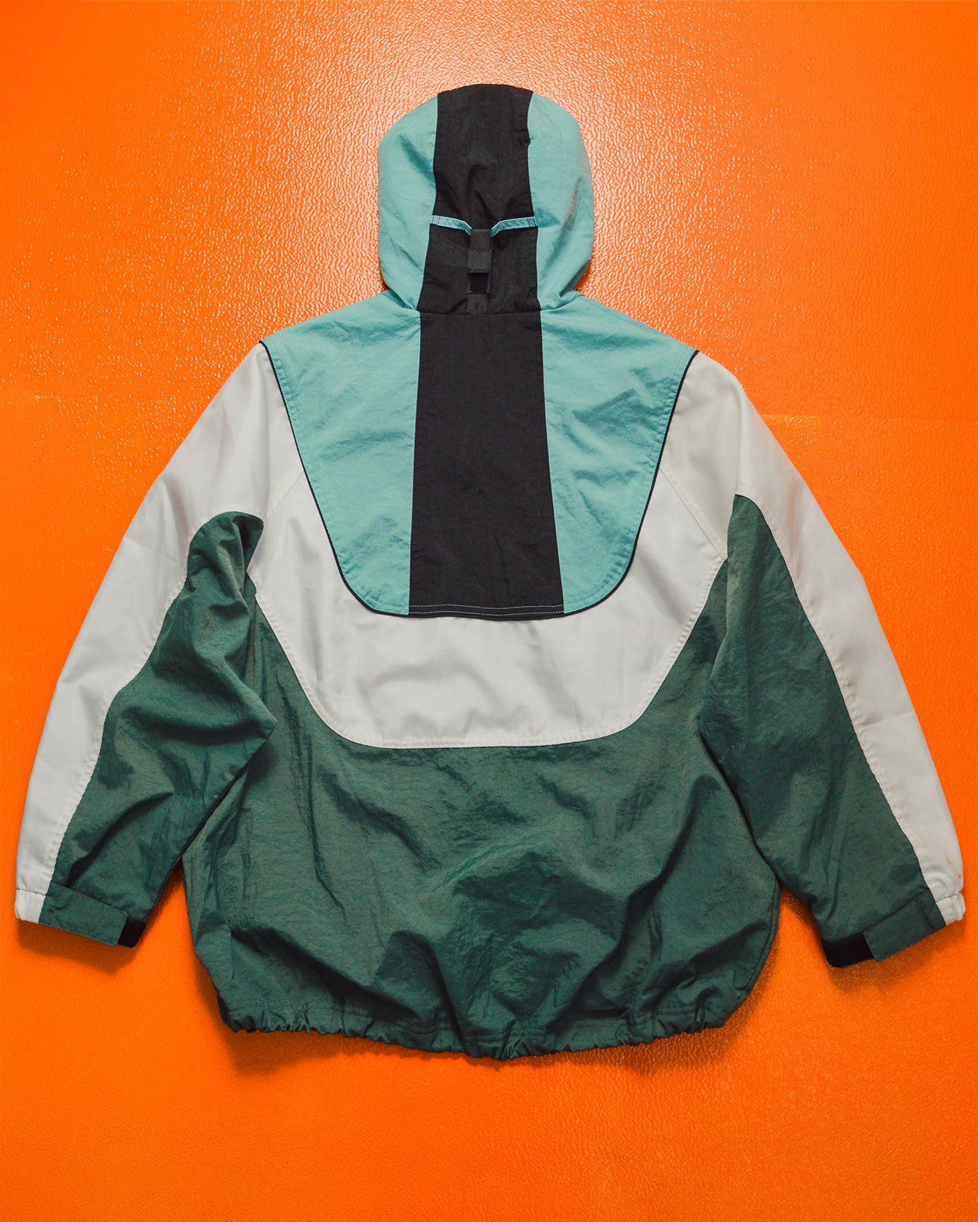 Fall 07 Curved Panelled Blue Quarter Zip Jacket (~M~)