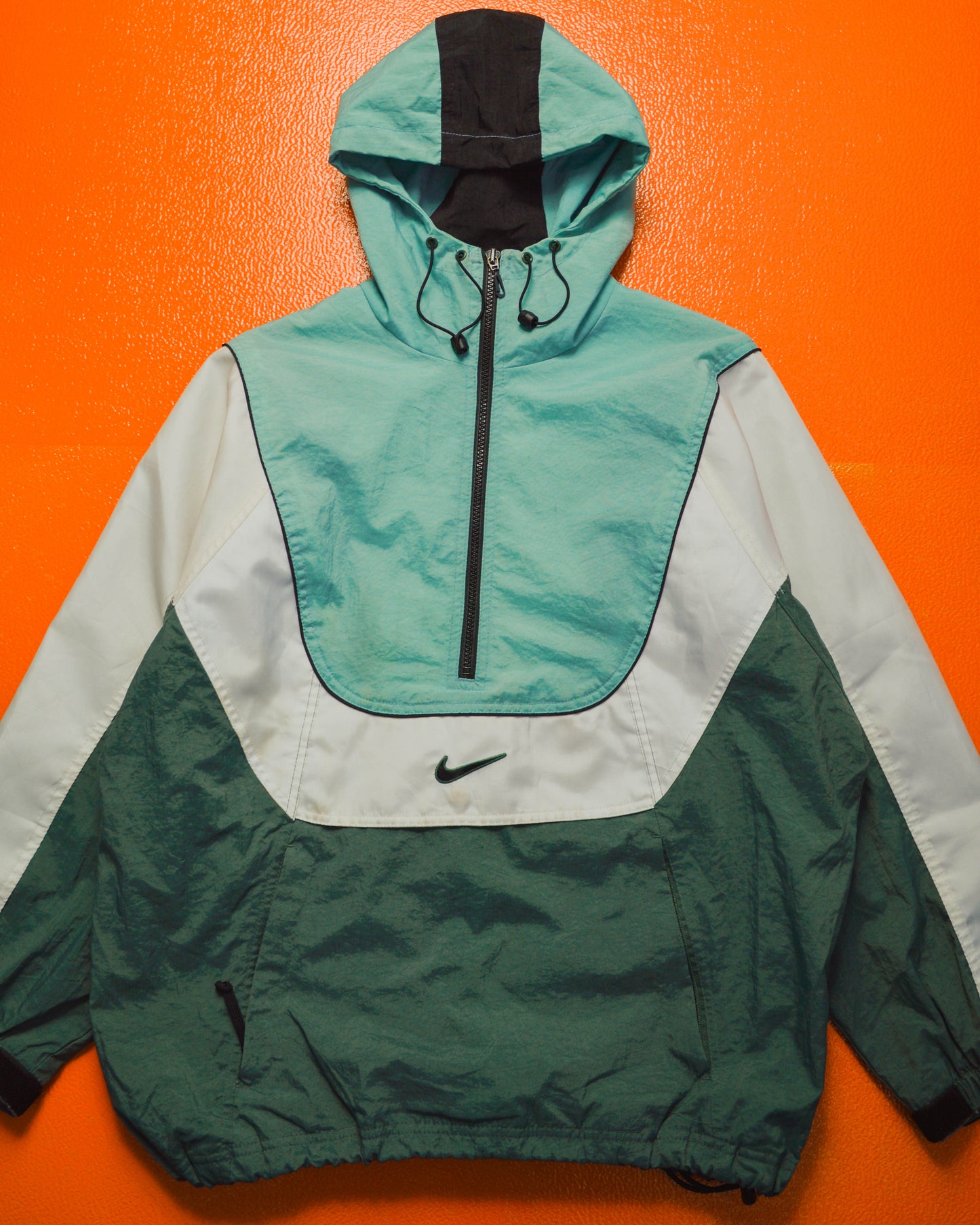 Fall 07 Curved Panelled Blue Quarter Zip Jacket (~M~)