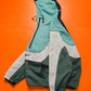Fall 07 Curved Panelled Blue Quarter Zip Jacket (~M~)
