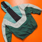 Fall 07 Curved Panelled Blue Quarter Zip Jacket (~M~)