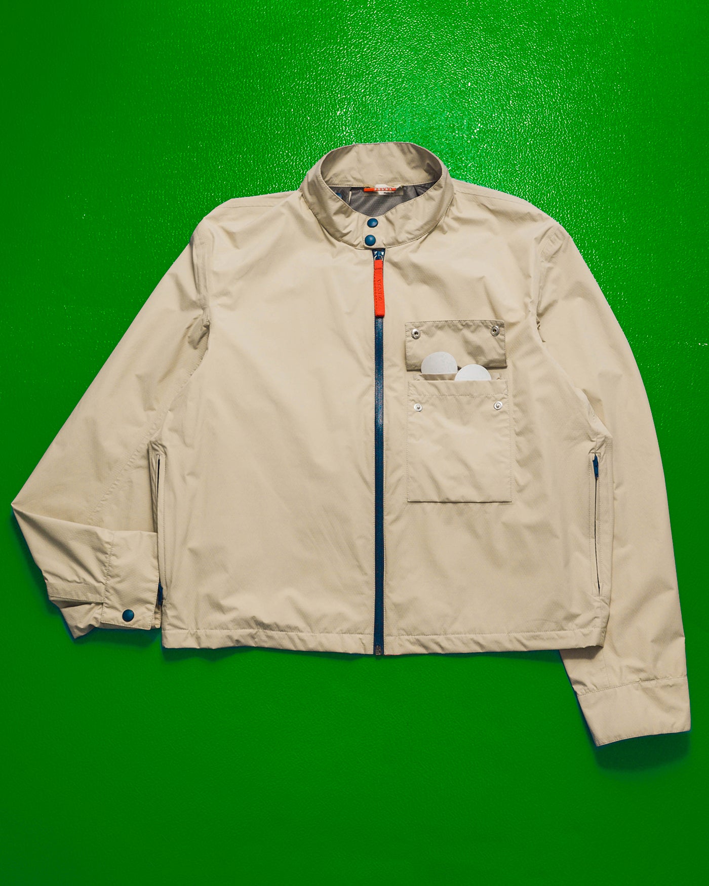 Prada Sport Gore-Tex Beige Packable Short Jacket ( ~ L ~ ) – shop