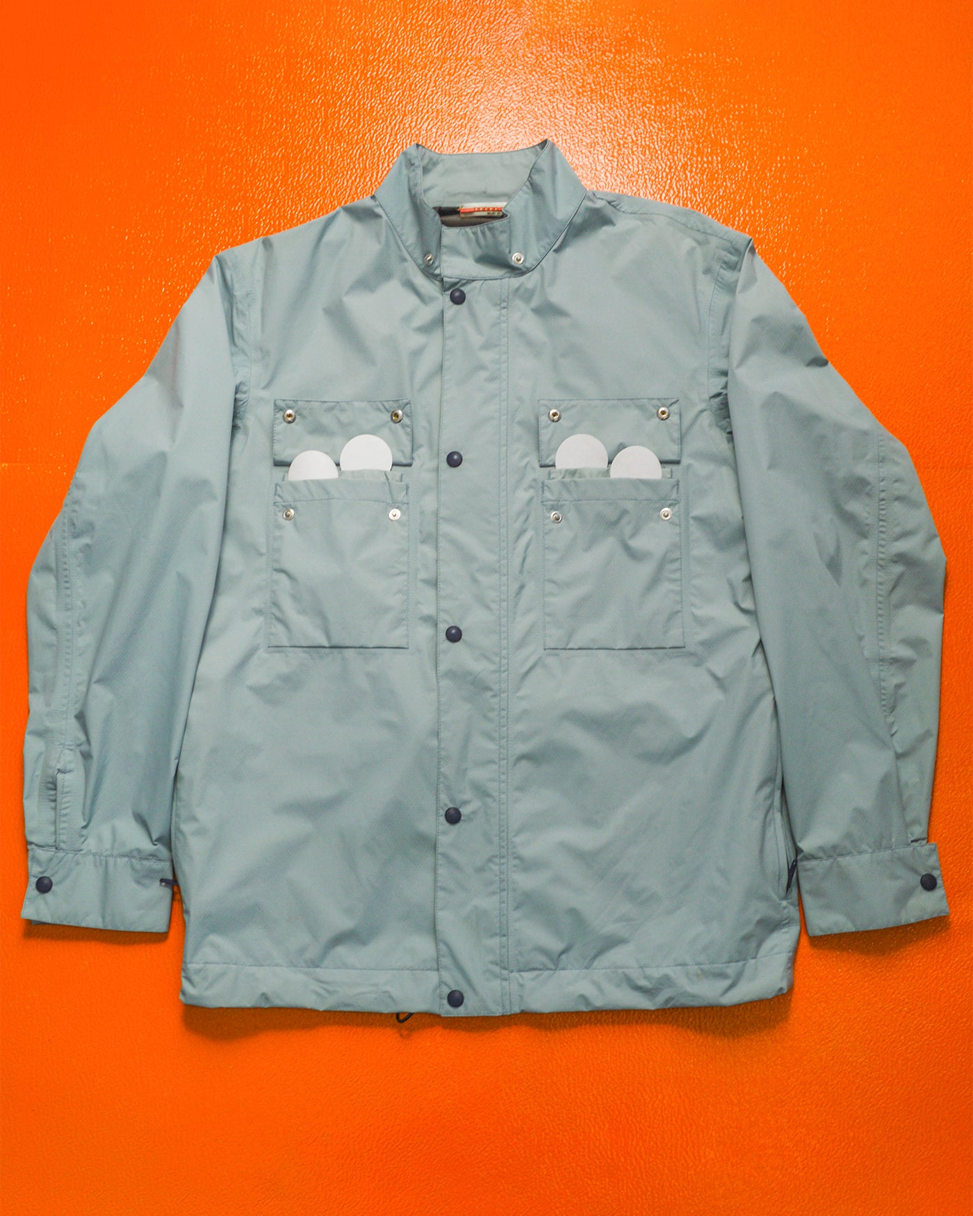 Sport Gore-Tex Ice Blue w Internal Carry / Backpack Straps Packable Jacket ( L ~XL )