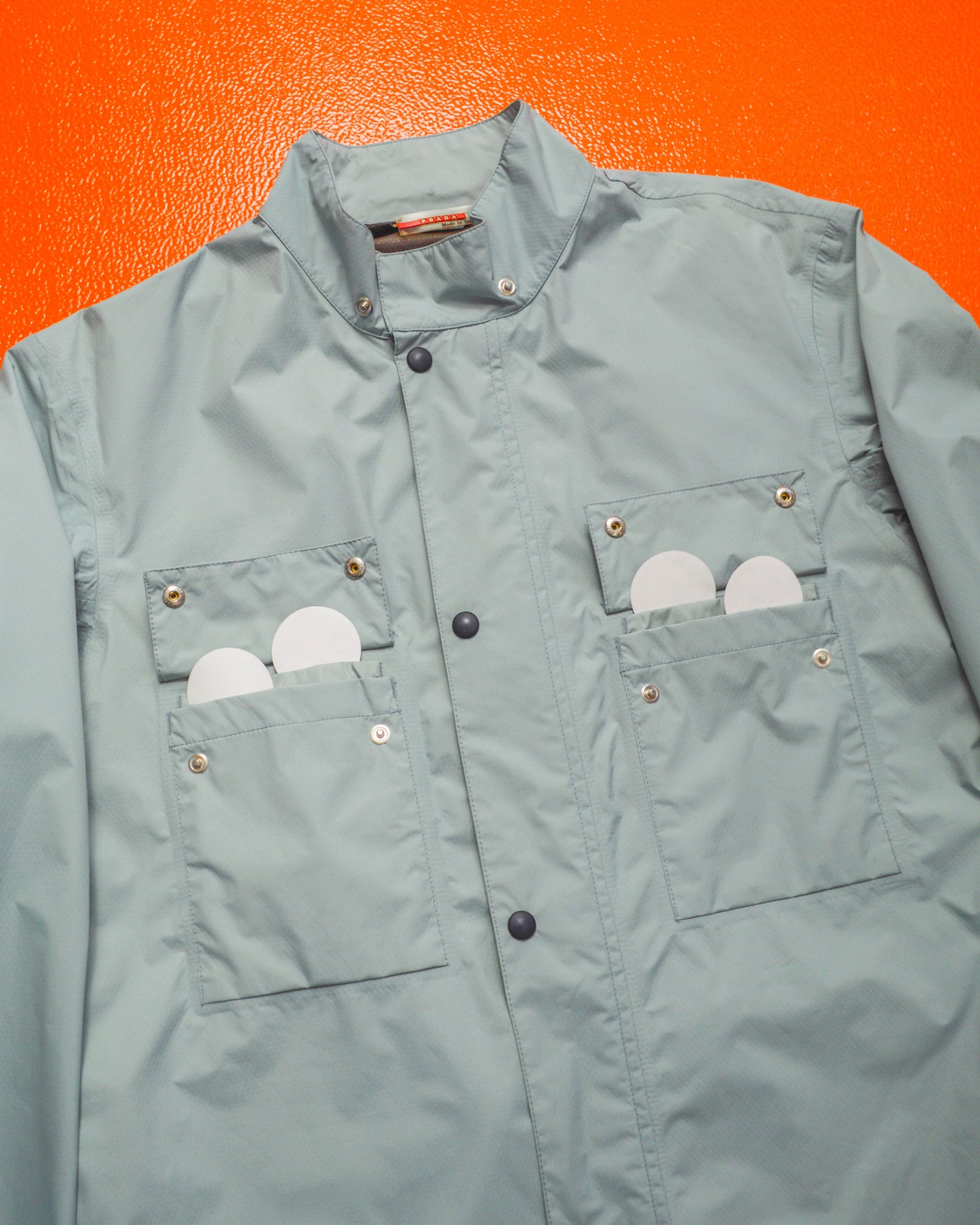 Sport Gore-Tex Ice Blue w Internal Carry / Backpack Straps Packable Jacket ( L ~XL )
