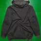 Black Dual Zip Asymmetrical Quilted Jacket w Packable Hood (~M~)
