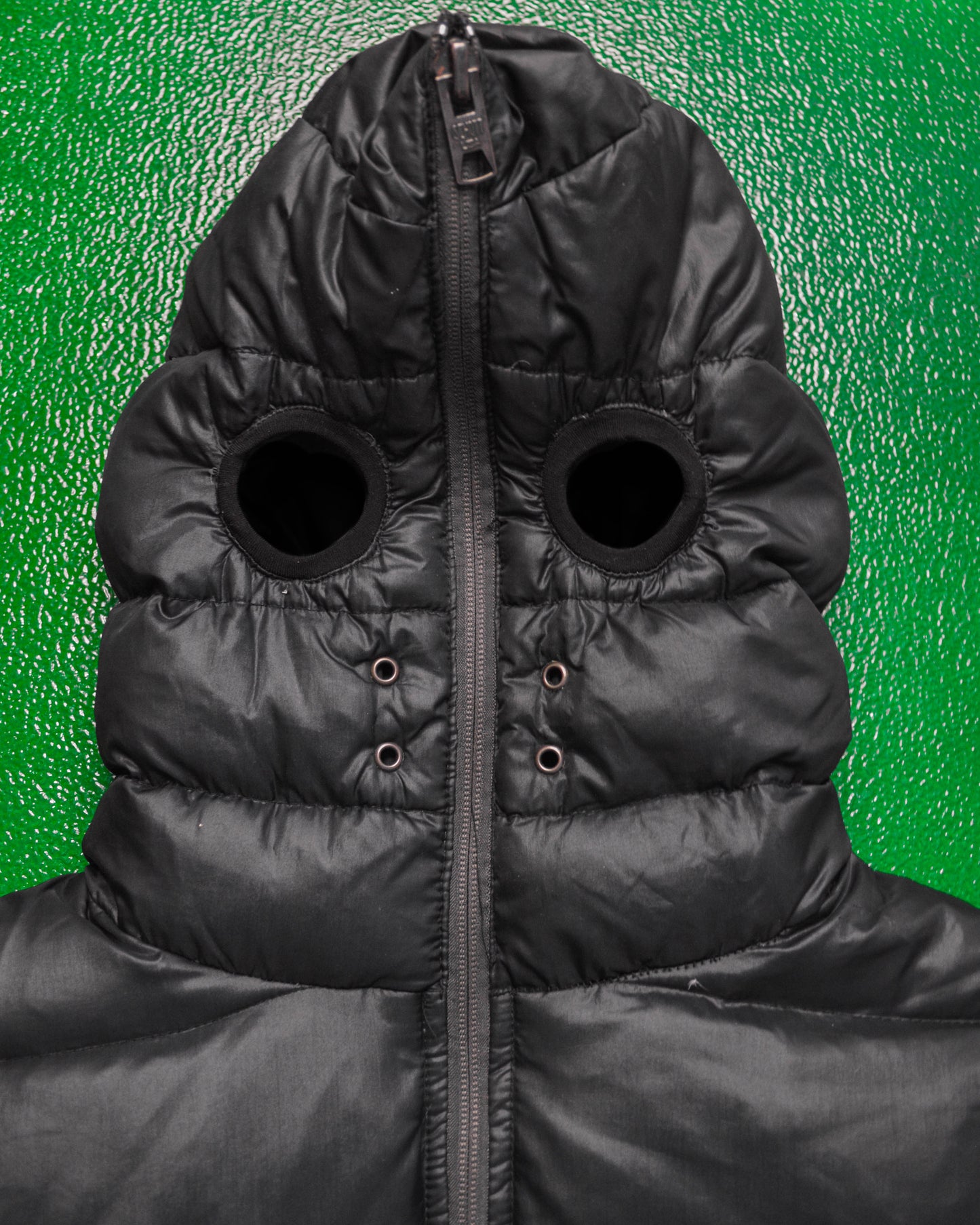 Eye Cutout Full Zip Puffer Jacket (S~M)