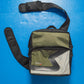 Green/ Grey/ Black Panelled Tactical Sling Bag (~OS~)