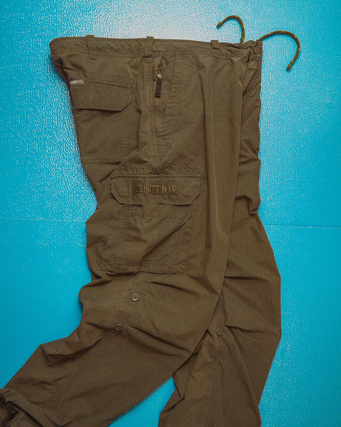 Muted Olive Brown Knee Dart Snopant Military Style Multipocket Cargo Pants 34 38